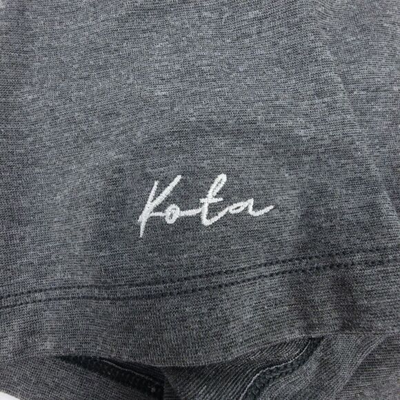 LULULEMON Metal Vent Tech Gray Athletic Lion Polo Short Sleeve Shirt Men's Small - Picture 5 of 9